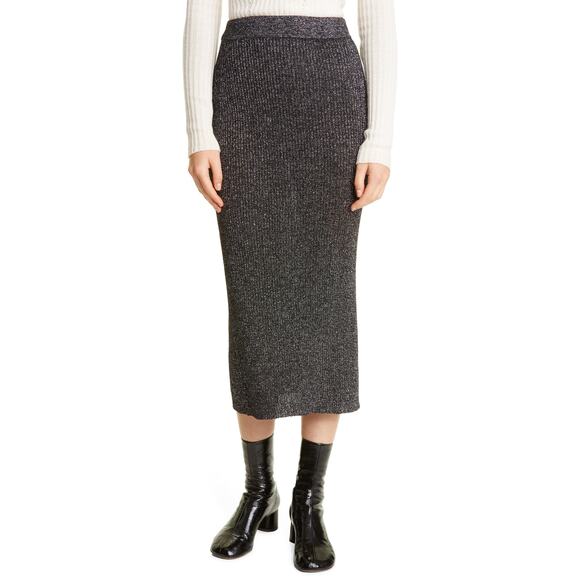 Proenza Schouler White Label Ribbed Pencil Skirt - M - Picture 1 of 4